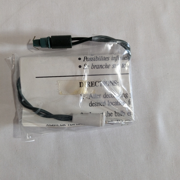 VTG Noma Santa Illuminated Christmas Tree Ornament With Extension Light Taiwan - Picture 10 of 16